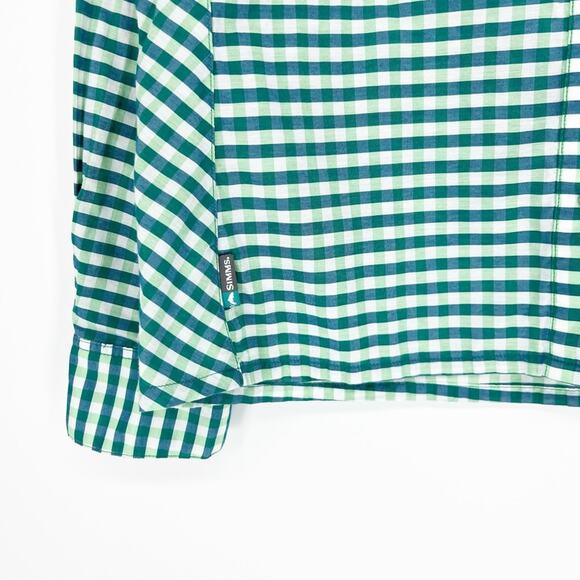 Simms Guide Series Vented Pearl Snap Button Down Fishing Top L - Picture 4 of 6